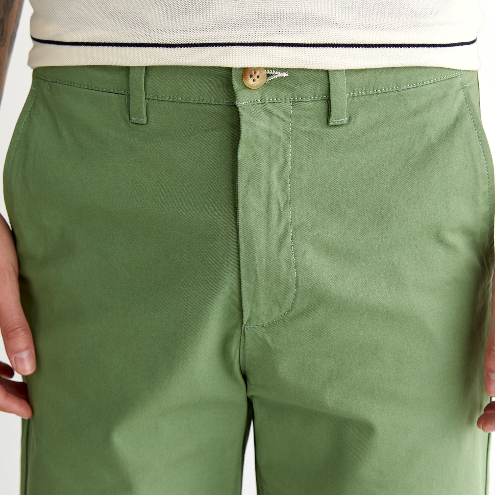 GANT Erkek Yeşil Slim Fit Şort