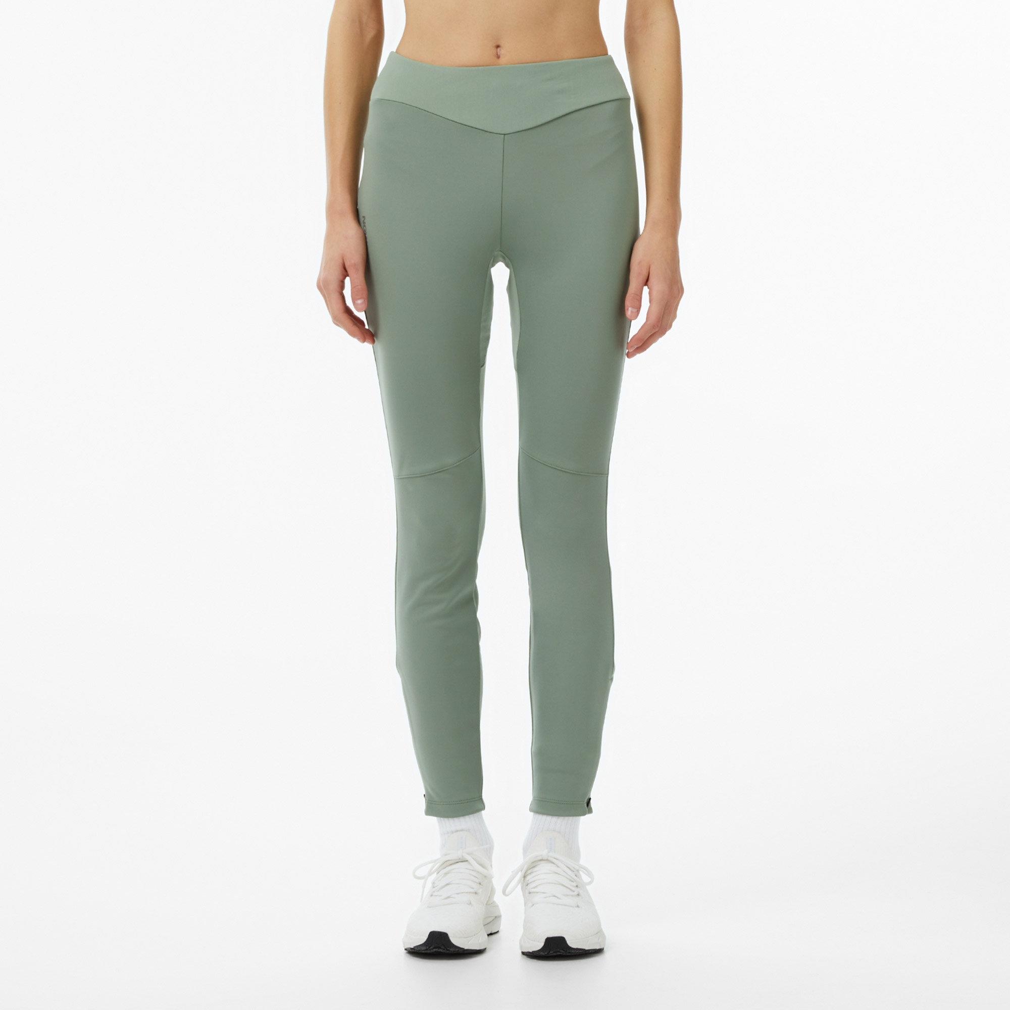 Salomon Gore-Tex Softshell Kadın Yeşil Koşu Tayt