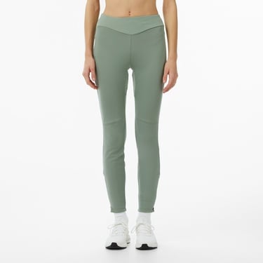  Salomon Gore-Tex Softshell Kadın Yeşil Koşu Tayt