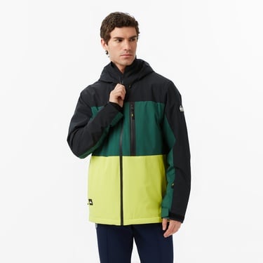  Quiksilver Sycamore Block 20K Erkek Renkli Kayak Montu