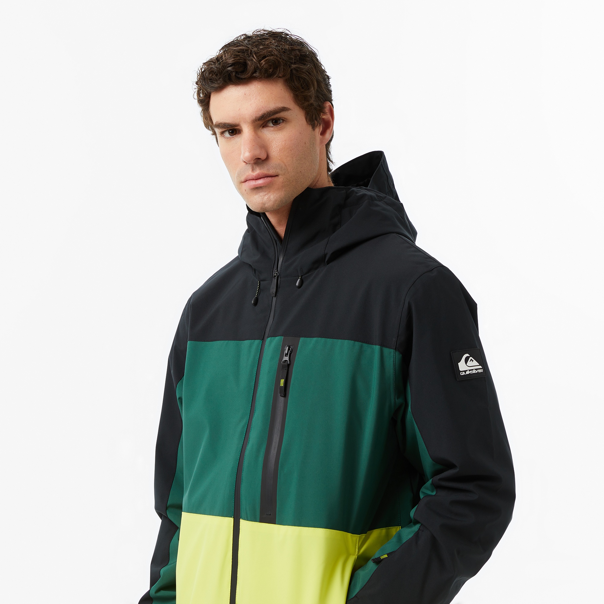 Quiksilver Sycamore Block 20K Erkek Renkli Kayak Montu