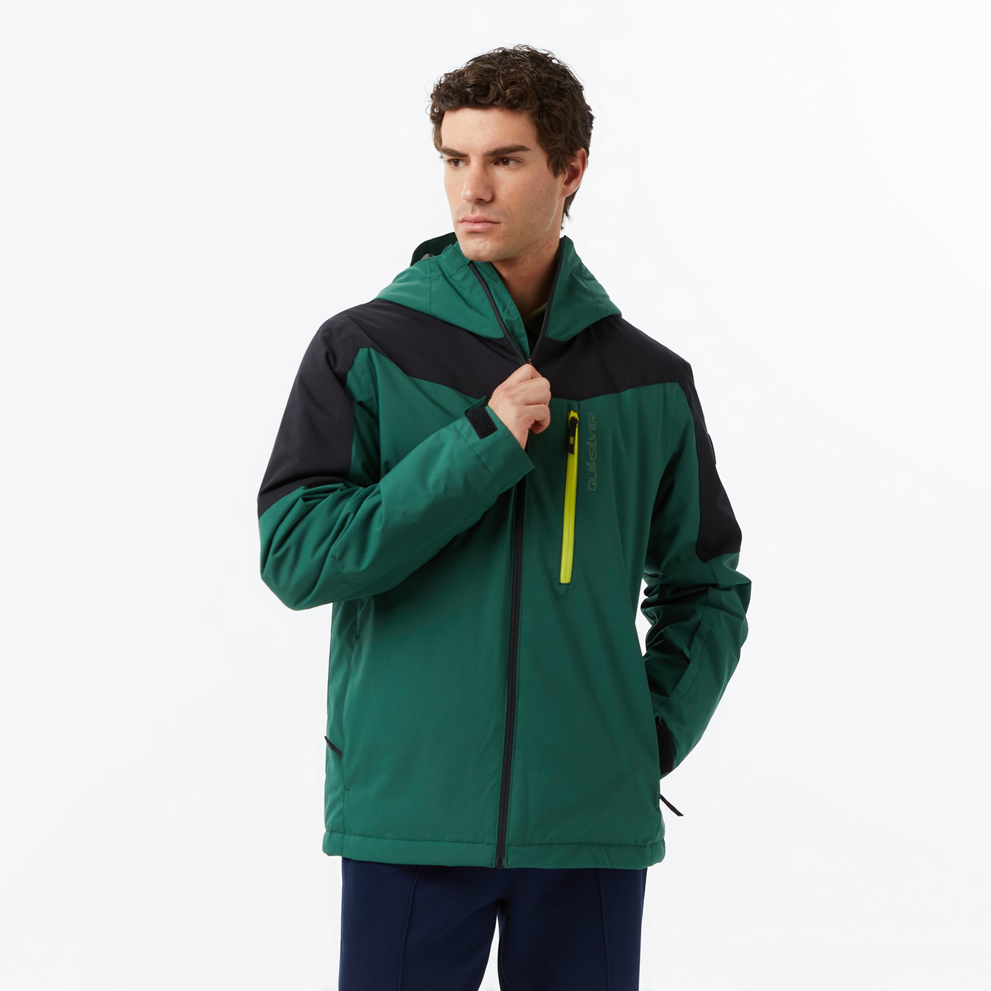  Quiksilver Titano Erkek Yeşil Kayak Montu