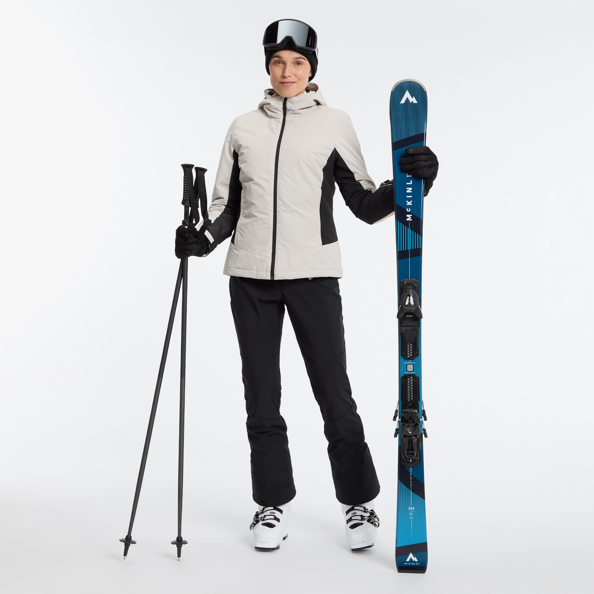 McKinley Helen Kadın Gri Kayak Montu