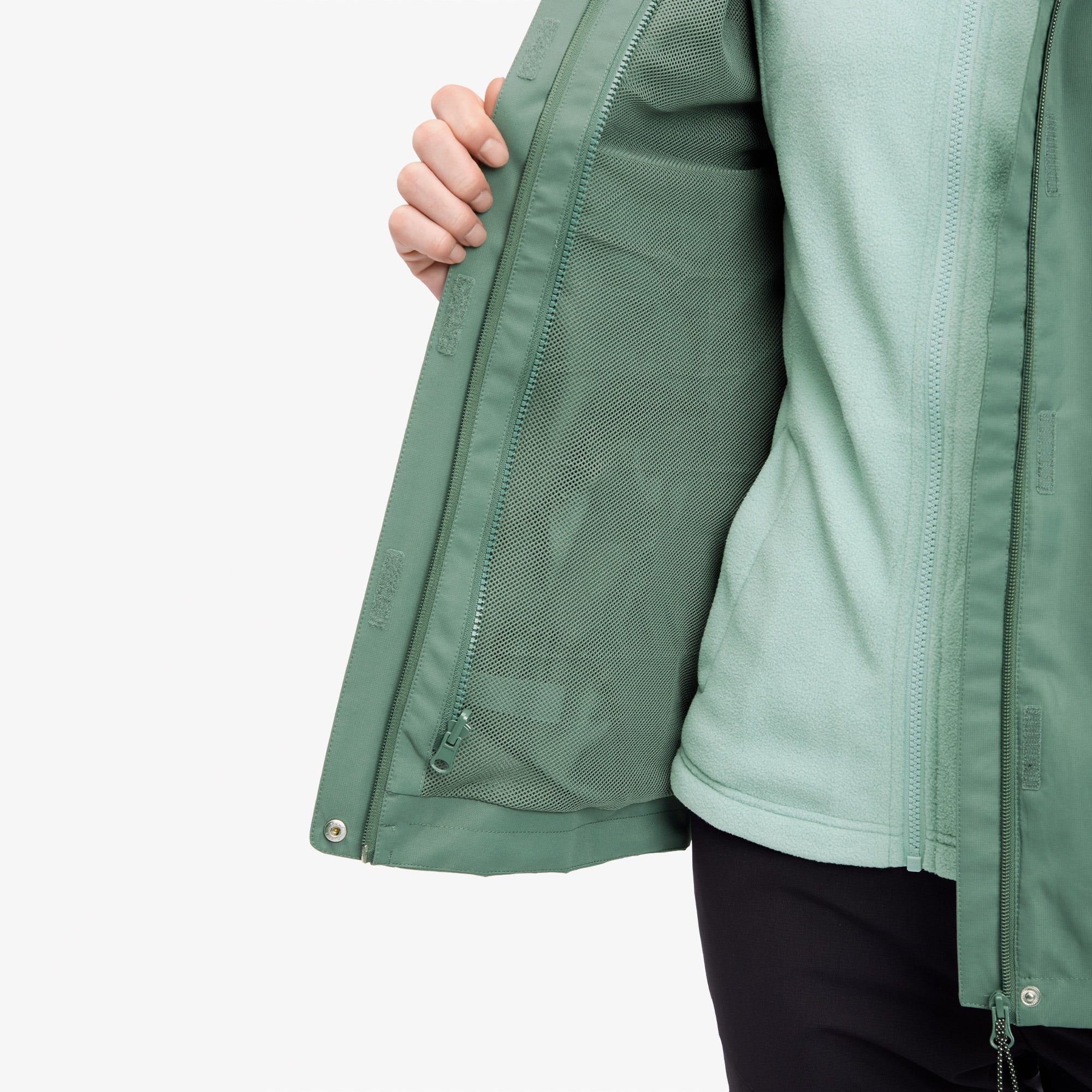 McKinley Terang 3:1 II Kadın Yeşil Outdoor Mont