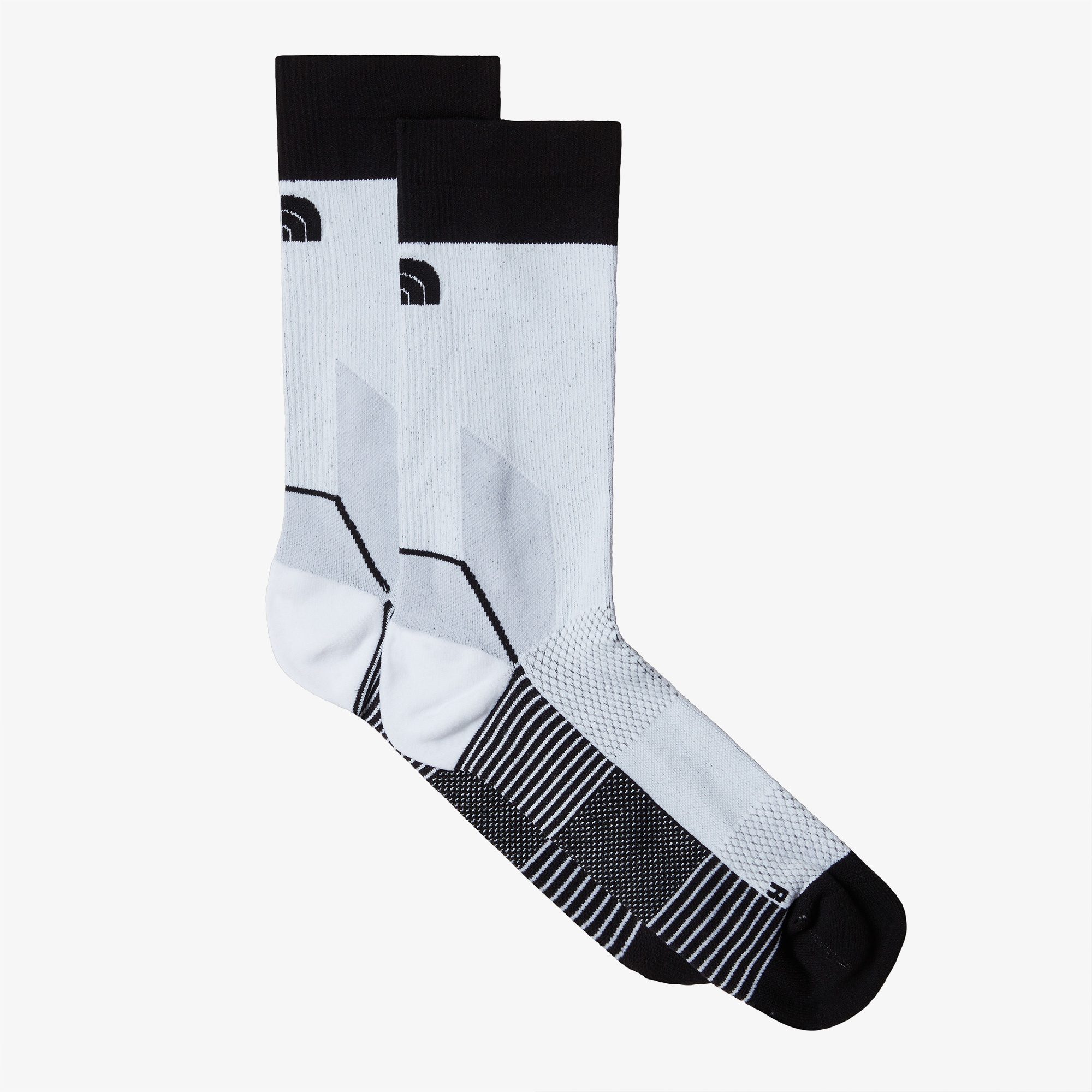 The North Face Trail Run Light Crew Unisex Beyaz Koşu Çorabı