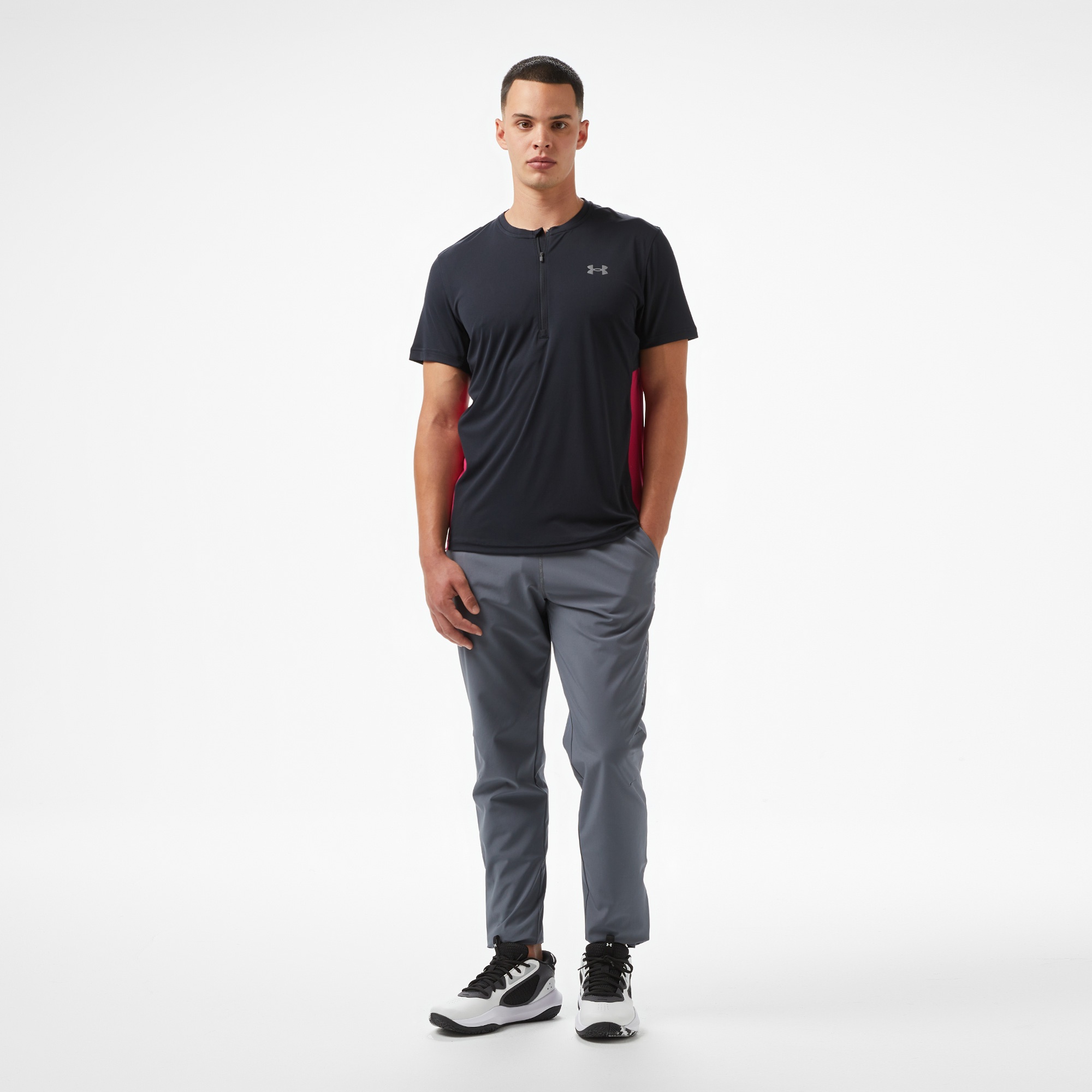 Under Armour Trail Run Erkek Siyah T-Shirt