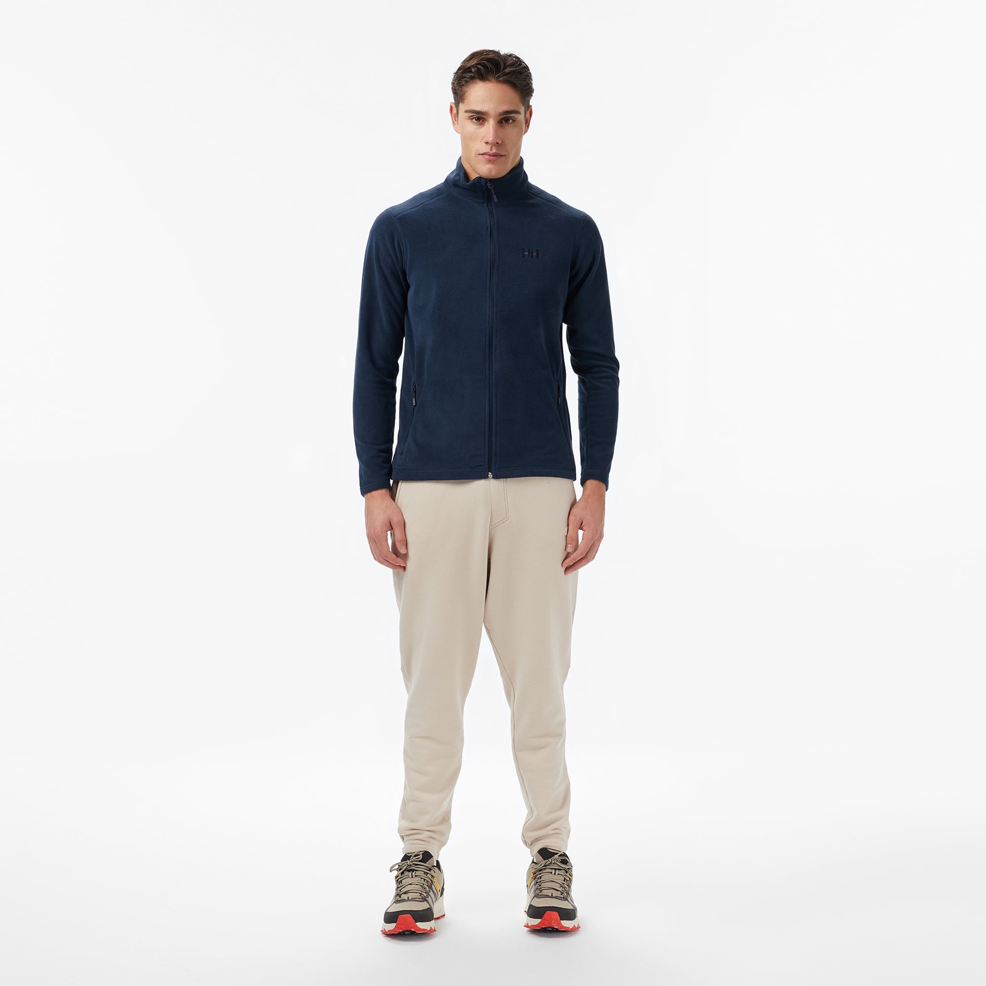 Helly Hansen Fullzip Erkek Lacivert Outdoor Polar Mont