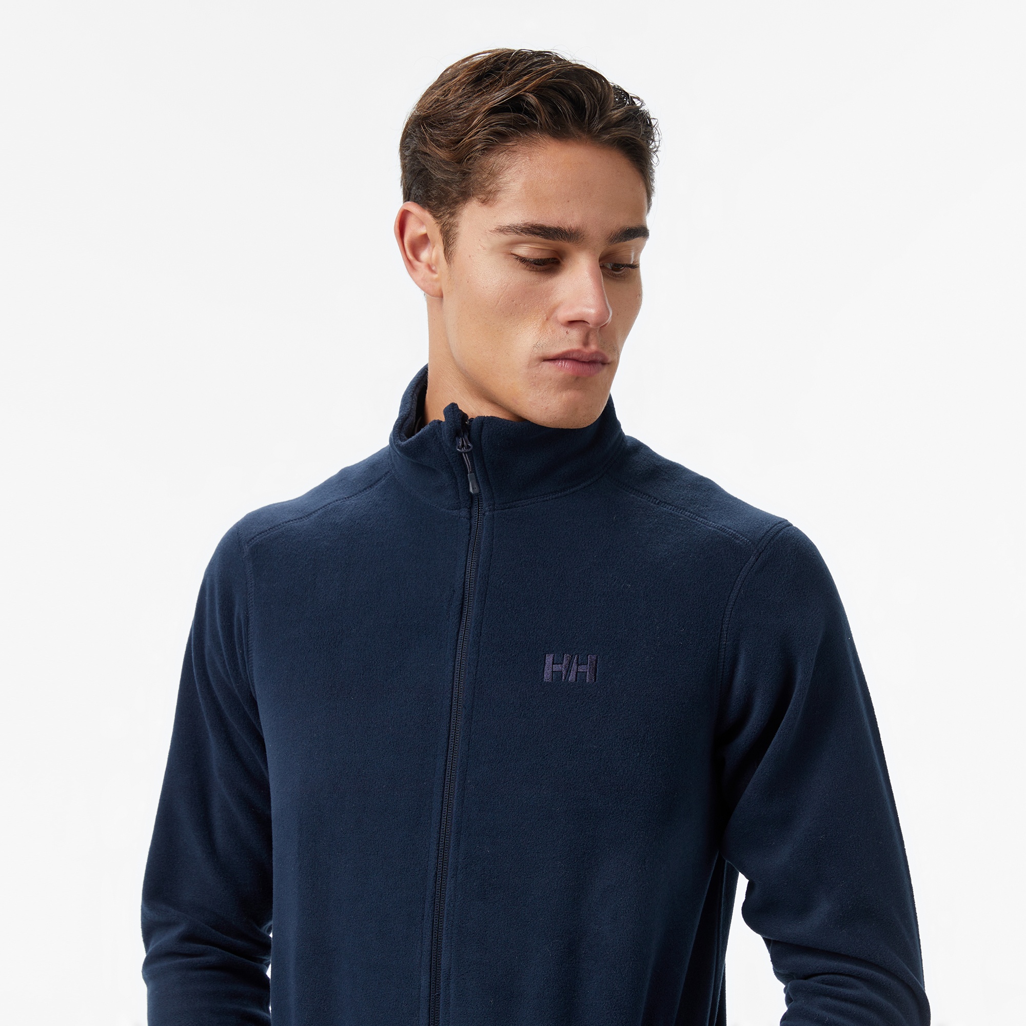 Helly Hansen Fullzip Erkek Lacivert Outdoor Polar Mont