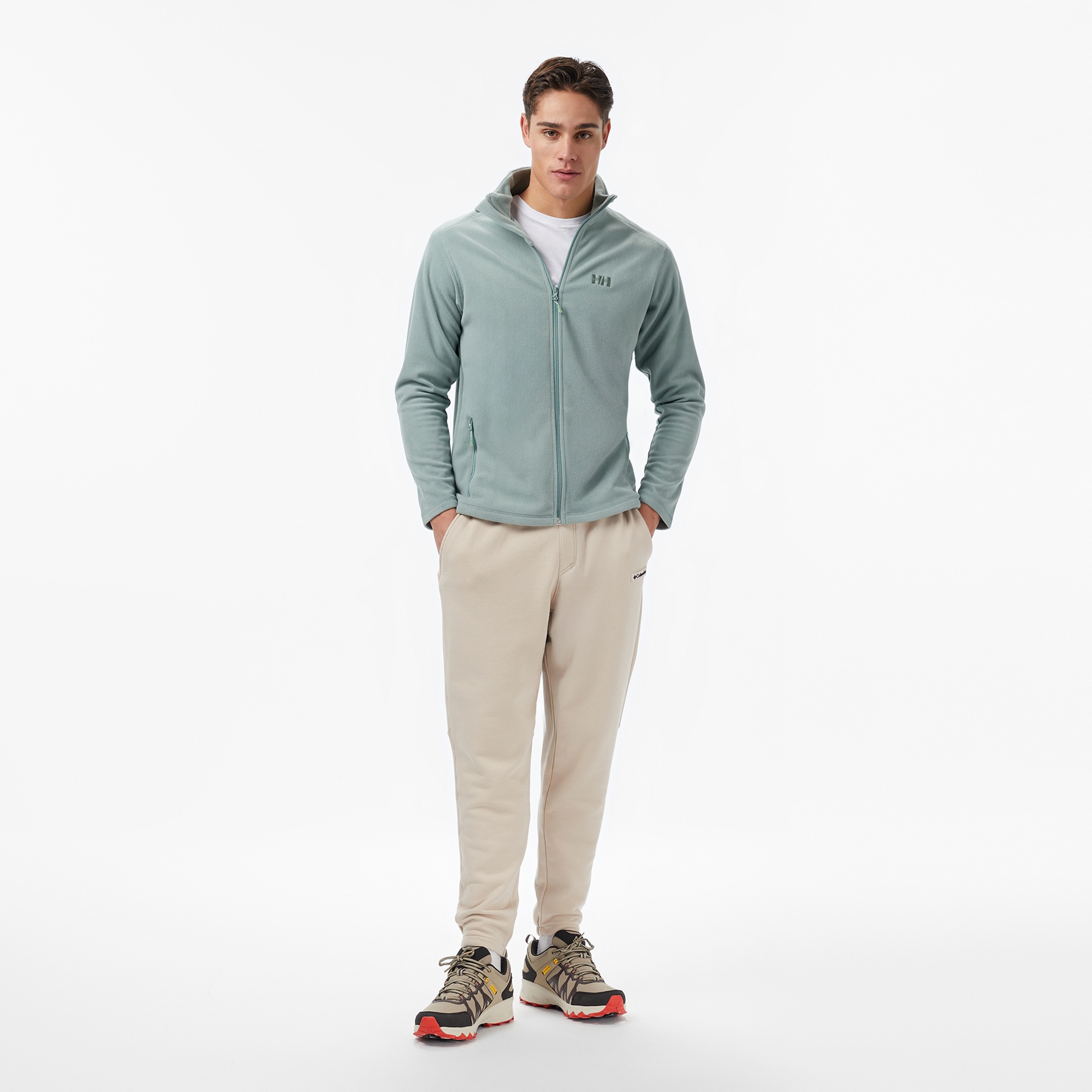 Helly Hansen Fullzip Erkek Yeşil Outdoor Polar Mont