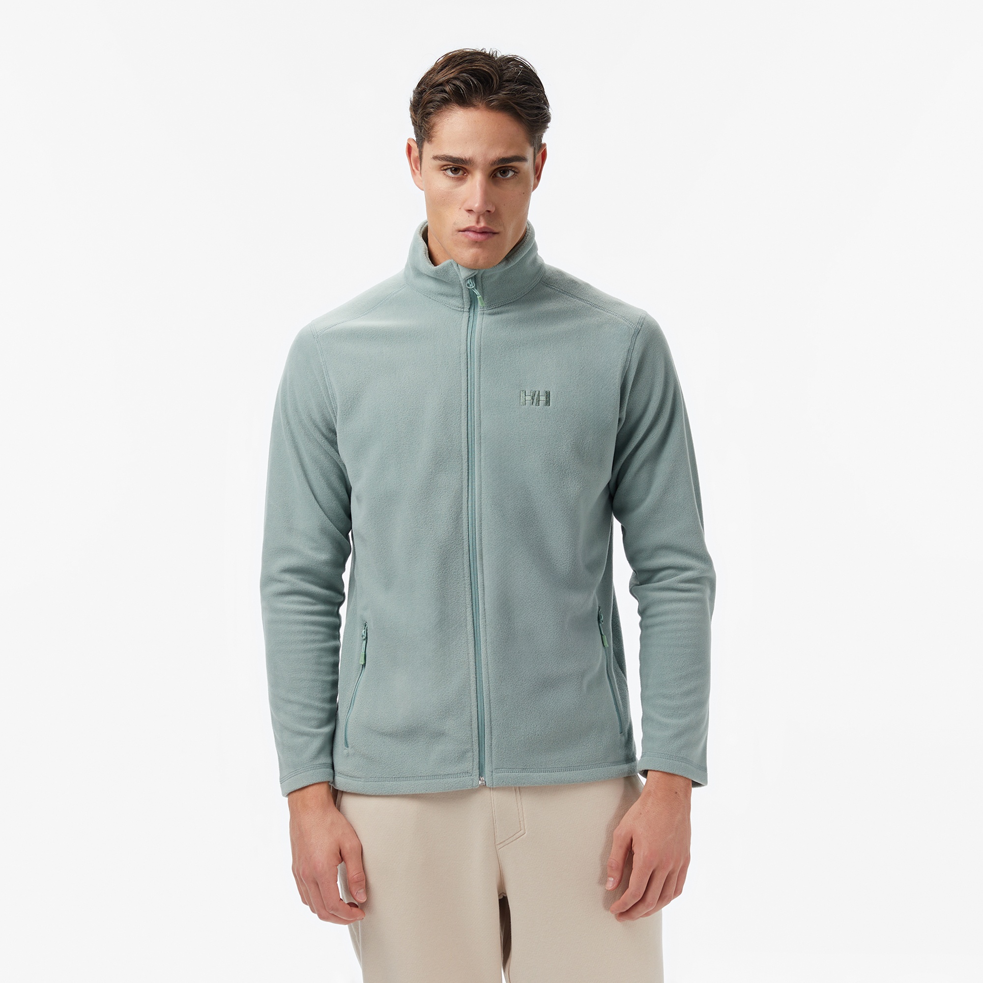 Helly Hansen Fullzip Erkek Yeşil Outdoor Polar Mont
