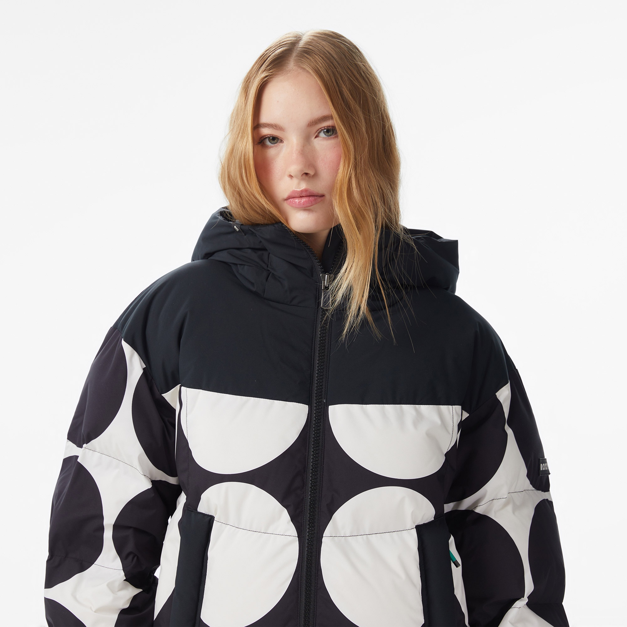 Roxy Alofted Puffy Kadın Gri Kayak Montu