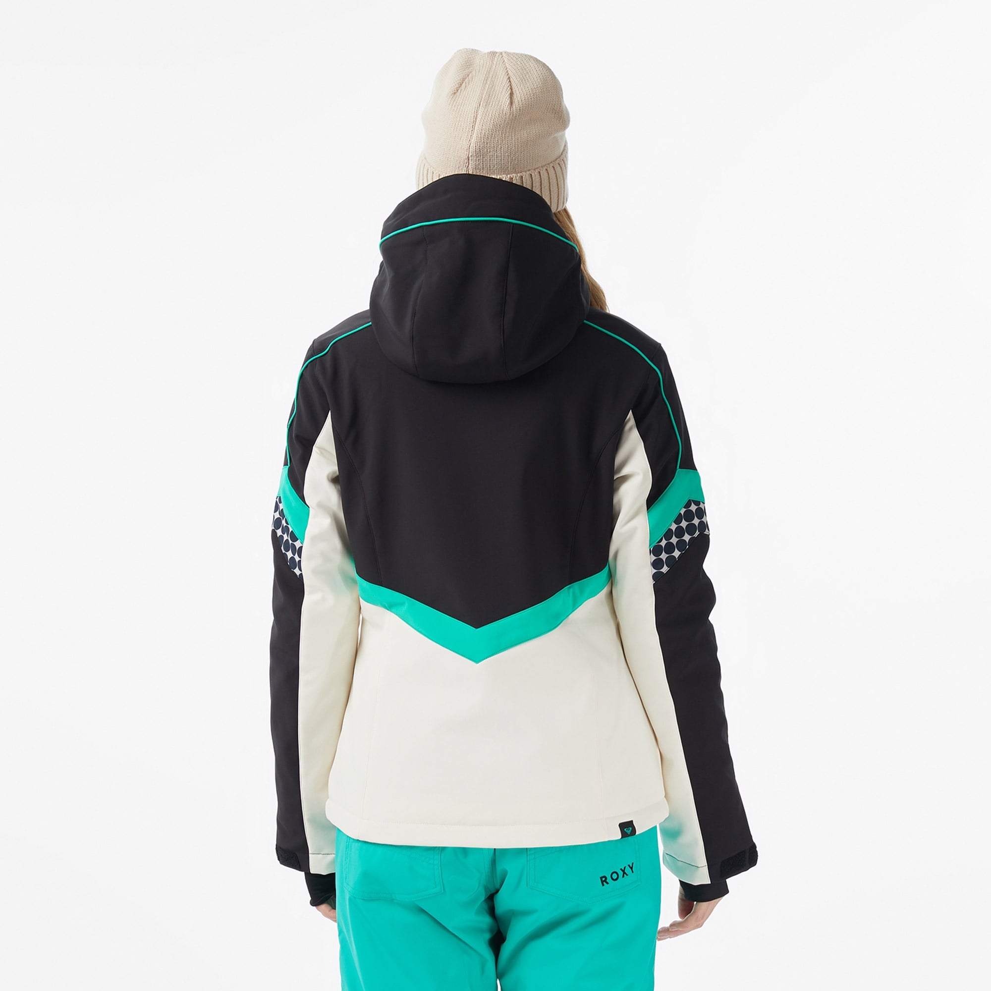 Roxy Peak Chic Softshell Kadın Gri Kayak Montu