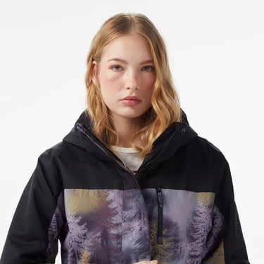  Roxy Jetty Block Kadın Gri Kayak Montu