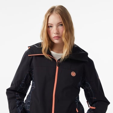  Roxy Galaxy Kadın Gri Kayak Montu