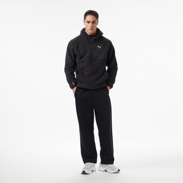  Puma tech Half Zip Erkek Siyah Sweatshirt
