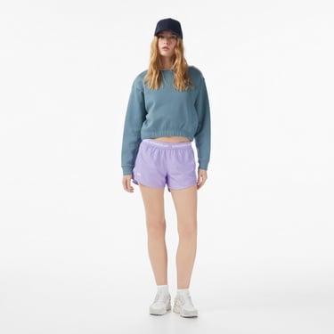  Under Armour Rial Fleece Piped Crew Kadın Mavi Sweatshirt