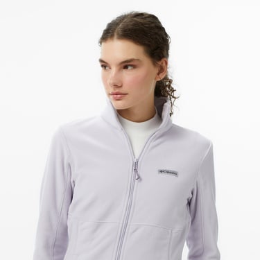  Columbia Basin Trail III Full Zip Kadın Mor Outdoor Polar