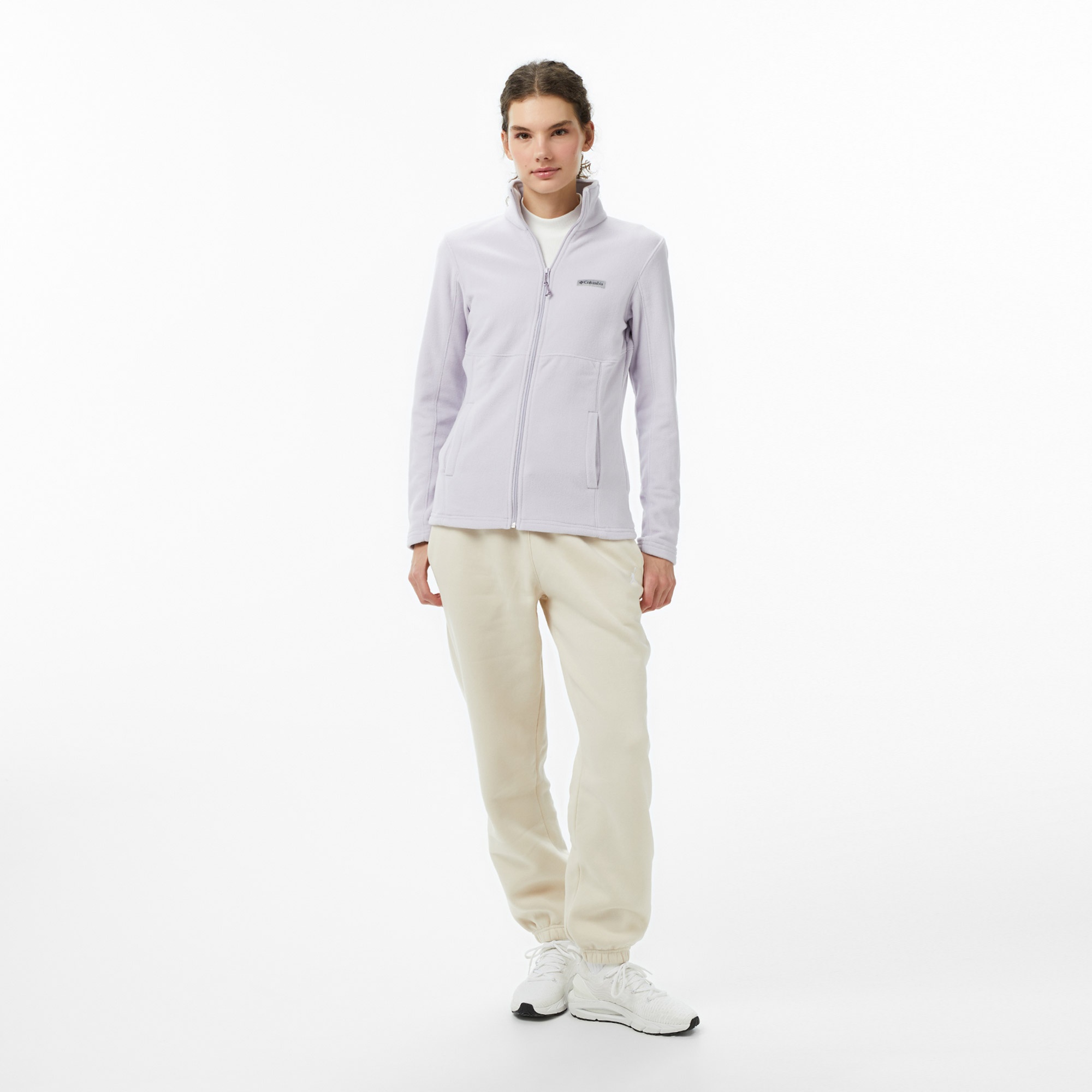 Columbia Basin Trail III Full Zip Kadın Mor Outdoor Polar