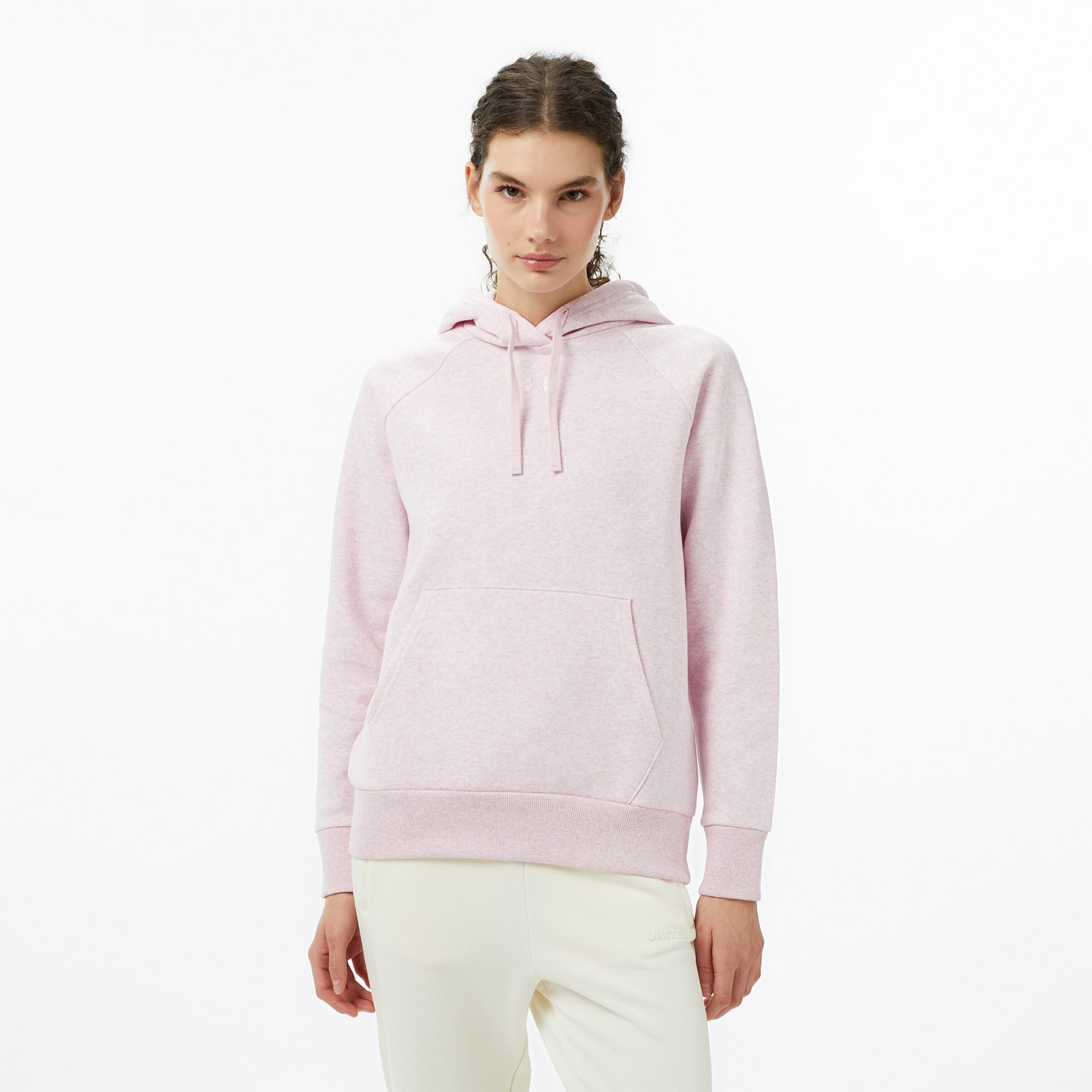  Under Armour Rial Fleece Kadın Pembe Sweatshirt
