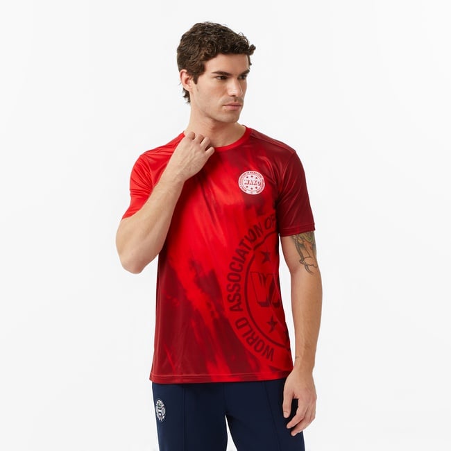  Rdx T1 Wako Erkek Kırmızı Boks T-Shirt