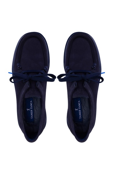  Tamer Tanca Erkek Lacivert Loafer Ayakkabı