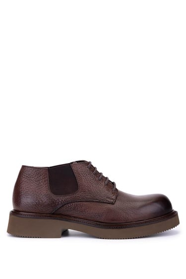  Tamer Tanca Erkek Hakiki Deri Kahverengi Klasik Bot