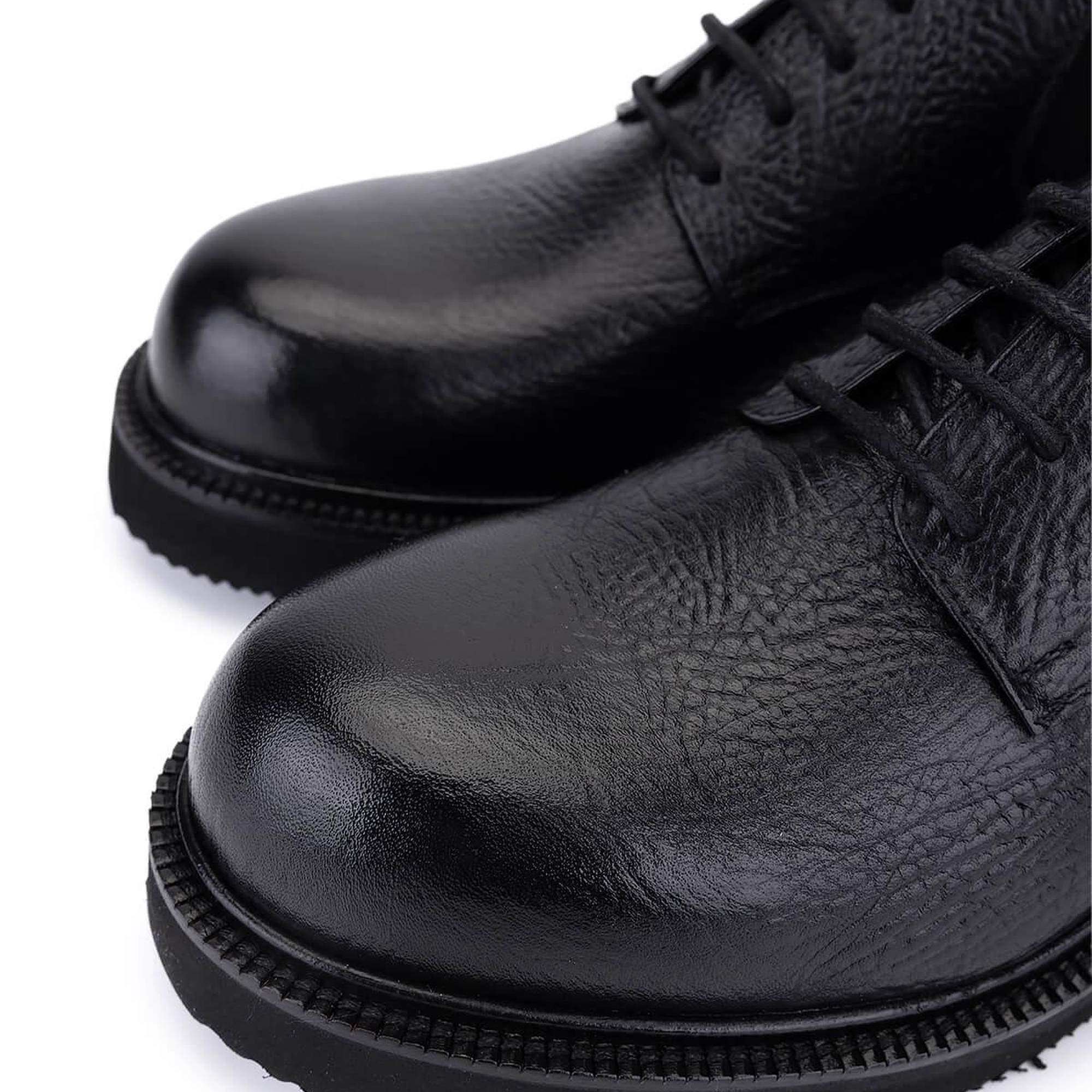 Tamer Tanca Erkek Hakiki Deri Siyah Klasik Bot