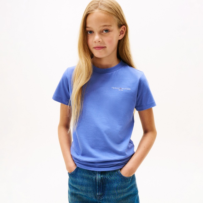  Tommy Hilfiger Mini Corp Çocuk Mavi T-Shirt