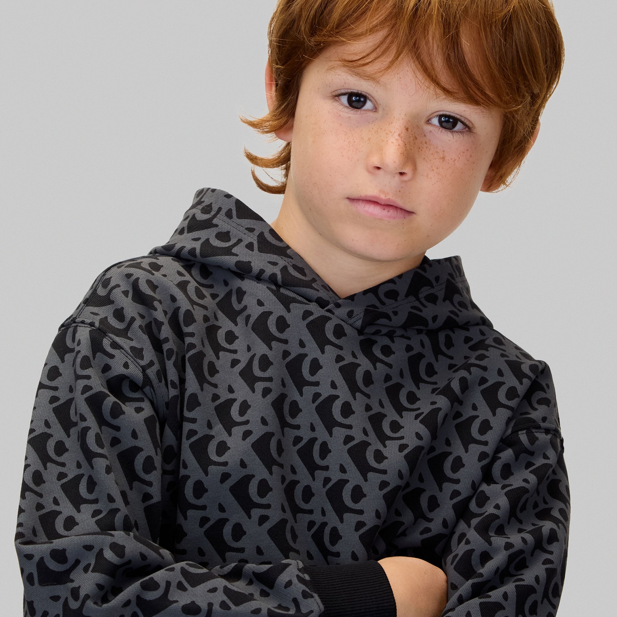 Calvin Klein Logo Çocuk Siyah Sweatshirt