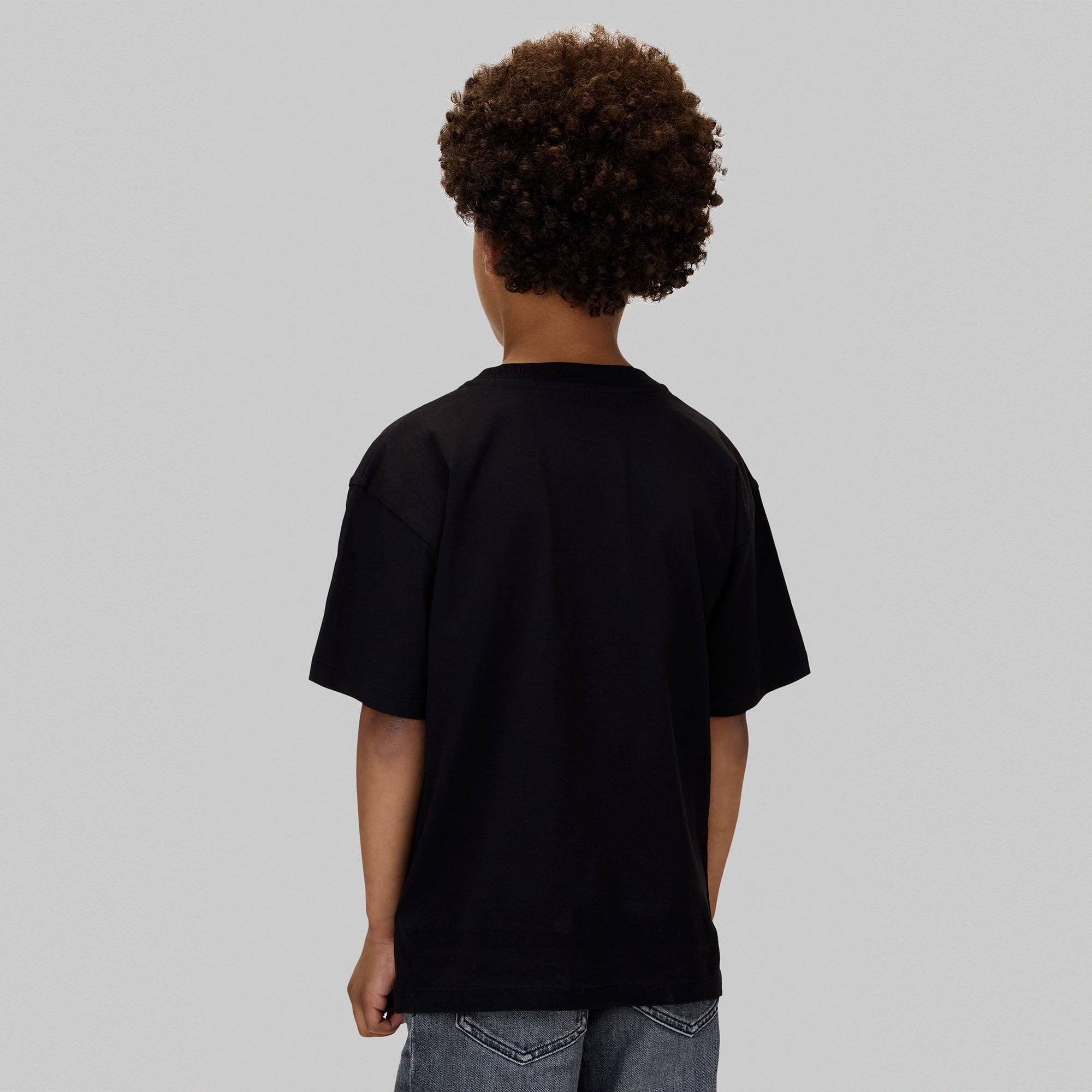 Calvin Klein Filled-In Photo Mono Çocuk Siyah T-Shirt