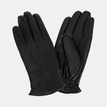  Erkek Lacivert Deri Eldiven