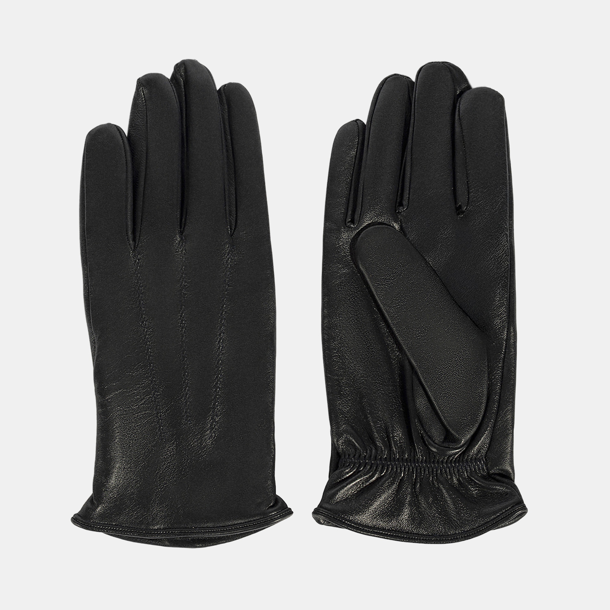 Erkek Lacivert Deri Eldiven