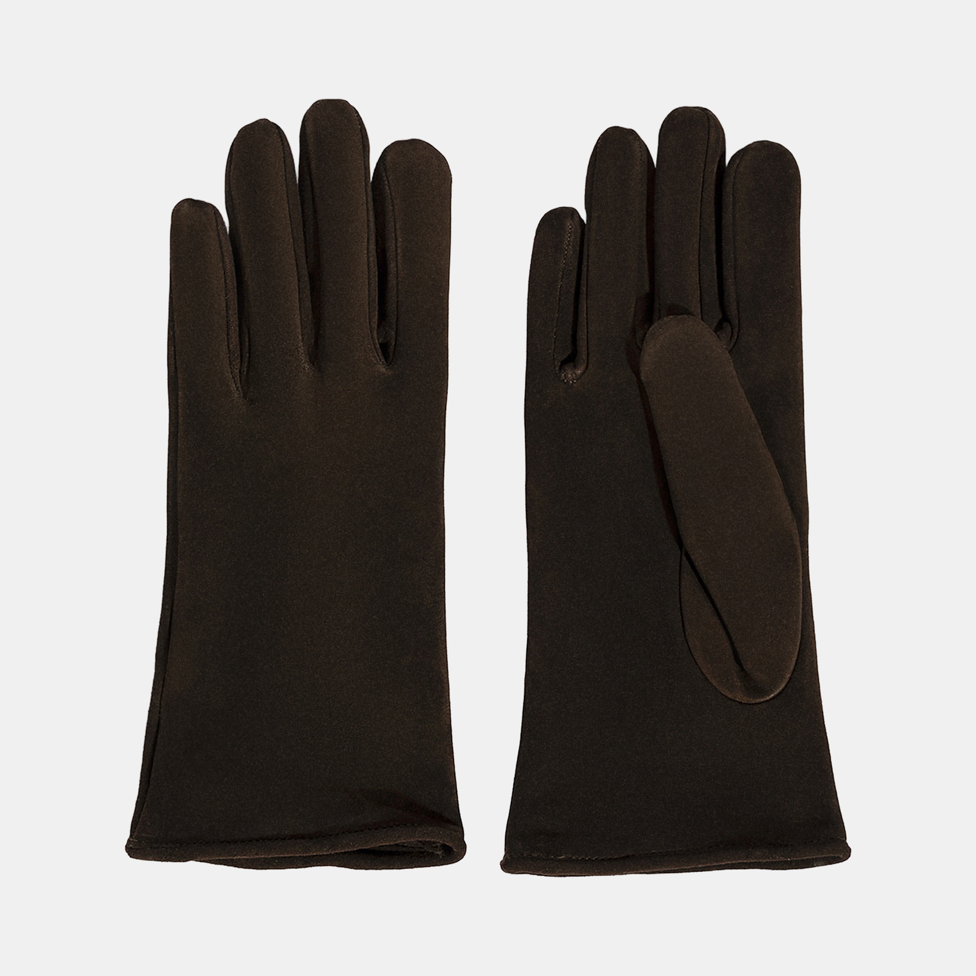 Kadın Acı Kahve Süet Deri Eldiven