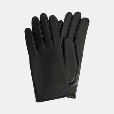  Siyah Kadın Deri Eldiven