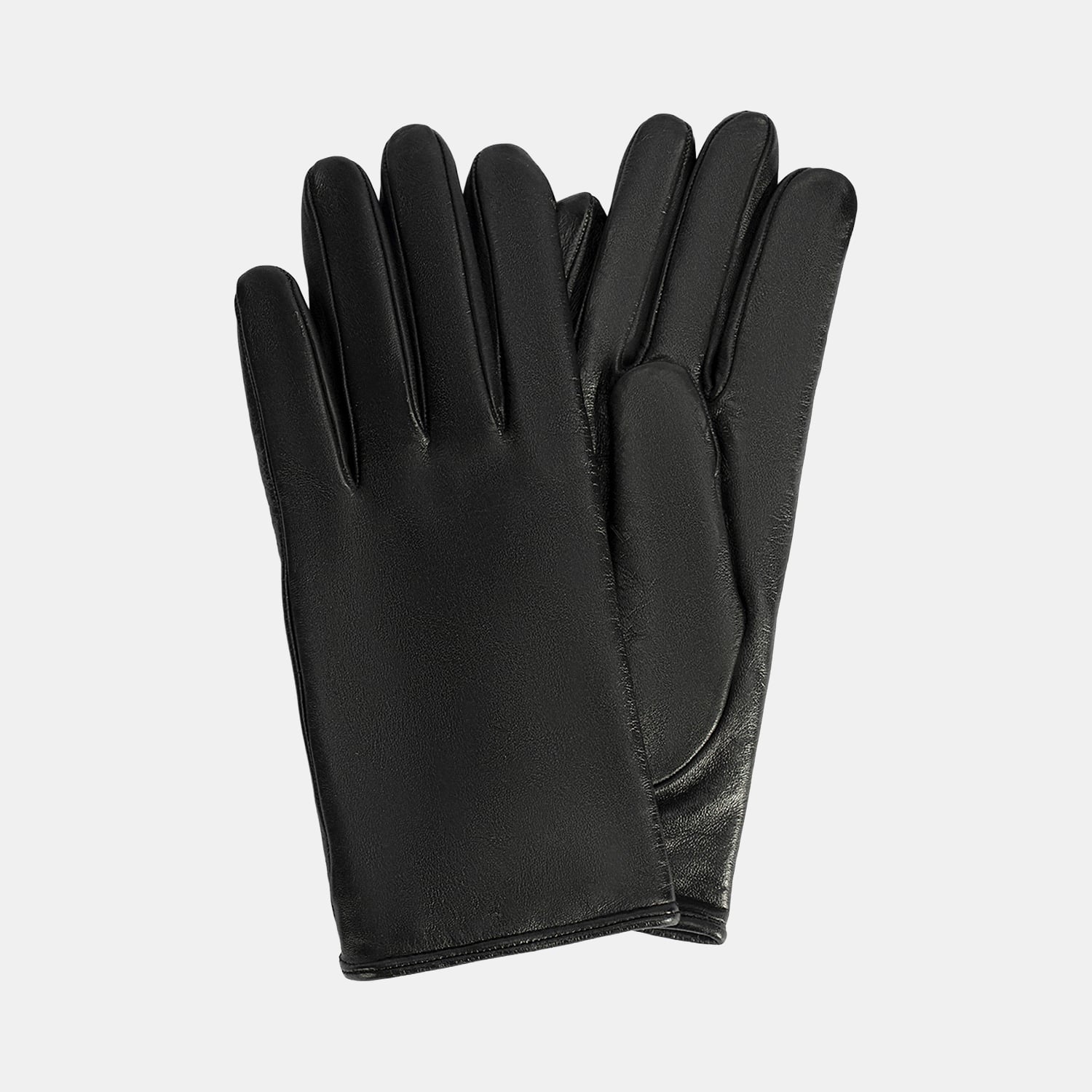  Siyah Kadın Deri Eldiven