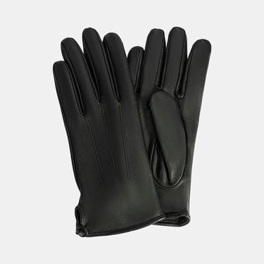  Siyah Kadın Deri Eldiven