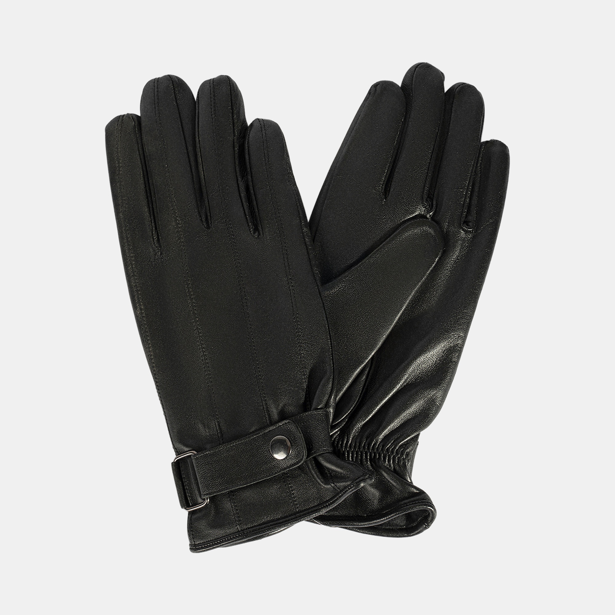 DESA Siyah Tokalı Erkek Deri Eldiven