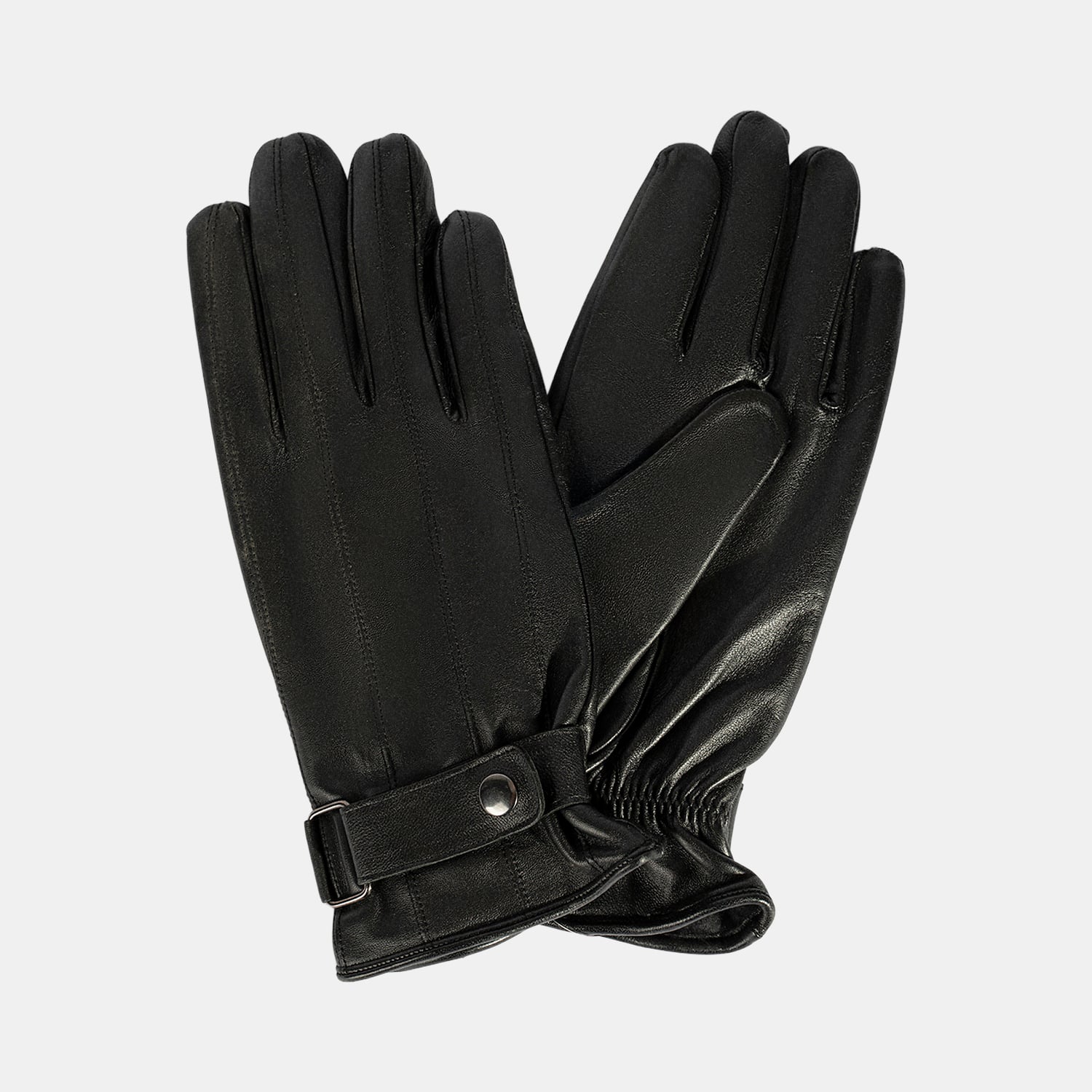  DESA Siyah Tokalı Erkek Deri Eldiven