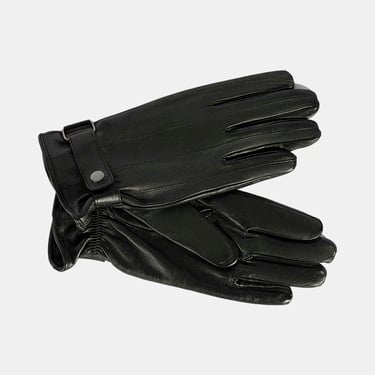  DESA Siyah Tokalı Erkek Deri Eldiven