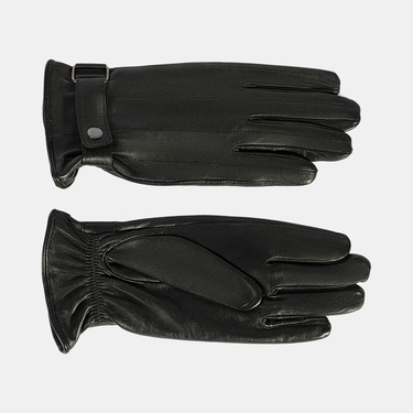  DESA Siyah Tokalı Erkek Deri Eldiven