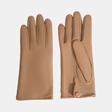  Bej Kadın Deri Eldiven