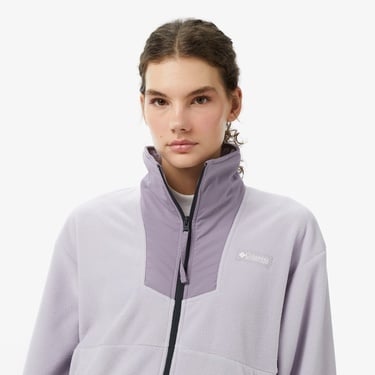  Columbia Sequoia Grove Full Zip Fleece Kadın Mor Outdoor Sweatshirt