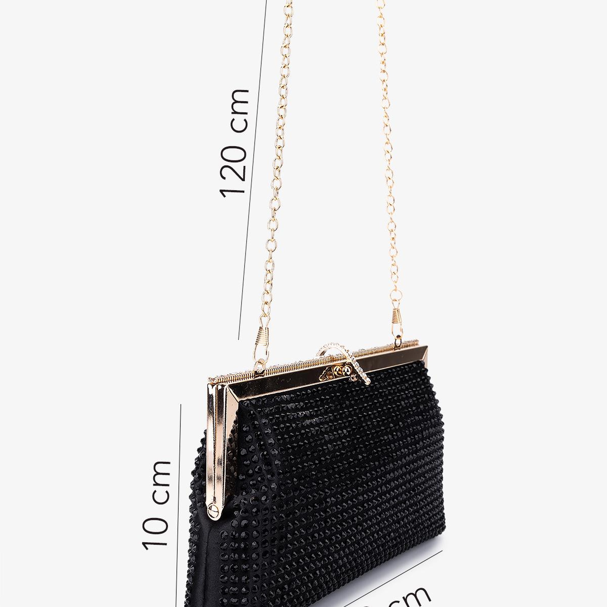 Valmenti Kadın Vegan Siyah Abiye Çanta