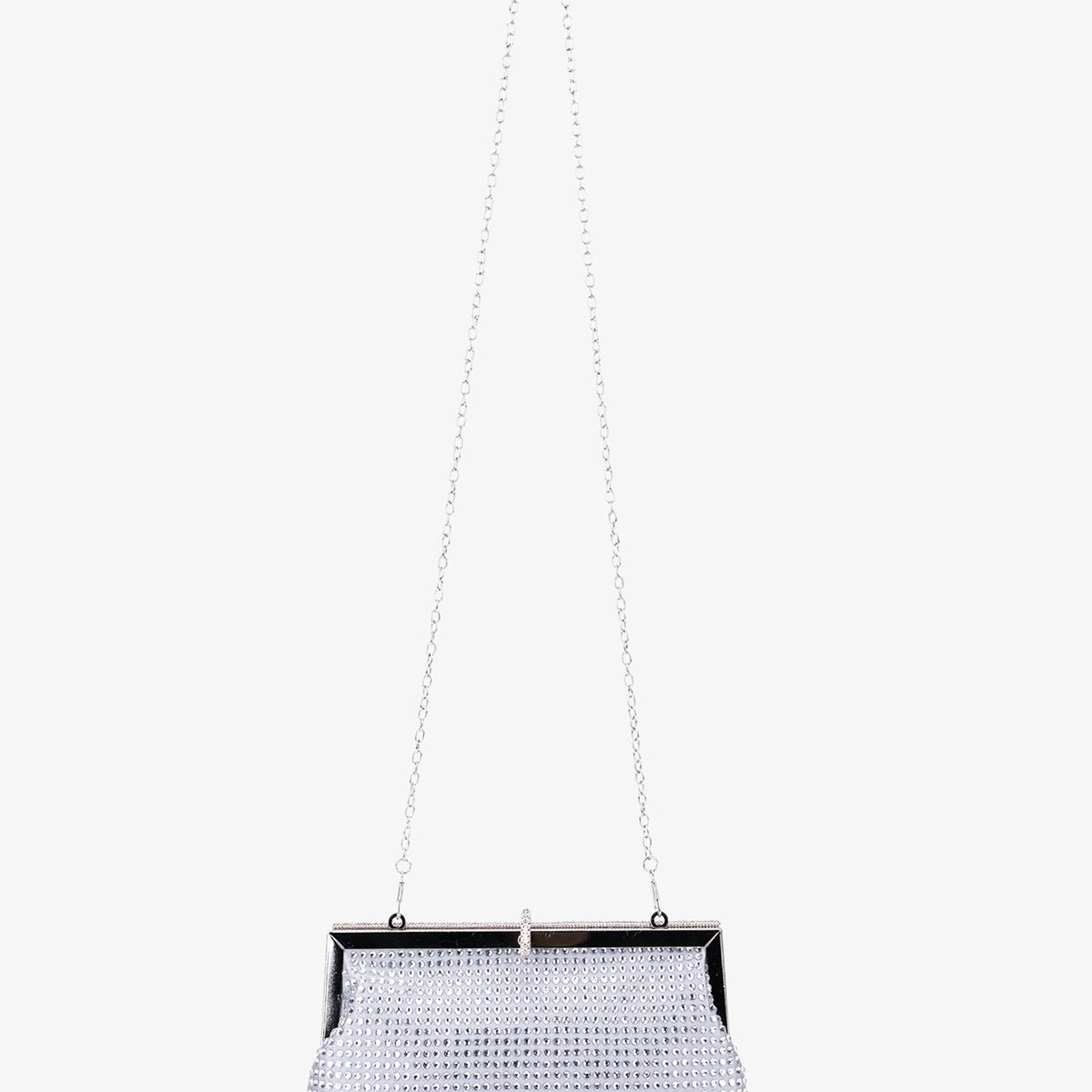 Valmenti Kadın Vegan Gri Abiye Çanta