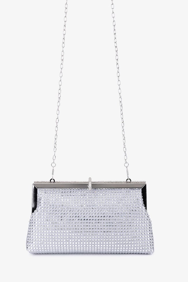  Valmenti Kadın Vegan Gri Abiye Çanta