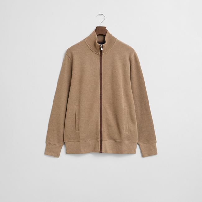  GANT Erkek Bej Regular Fit Fermuarlı Hırka
