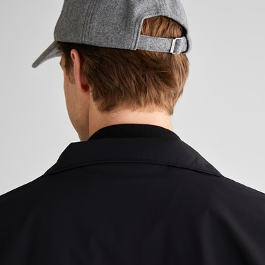  GANT Erkek Siyah Standart Fit Kapüşonlu Mont