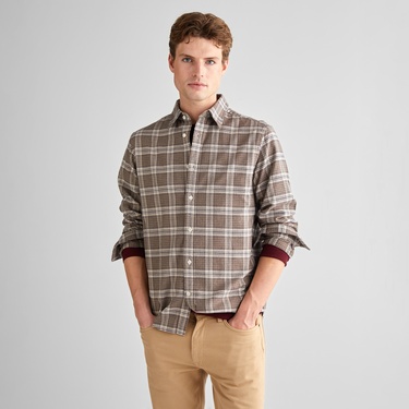  GANT Erkek Beyaz Regular Fit Bisiklet Yaka Gömlek