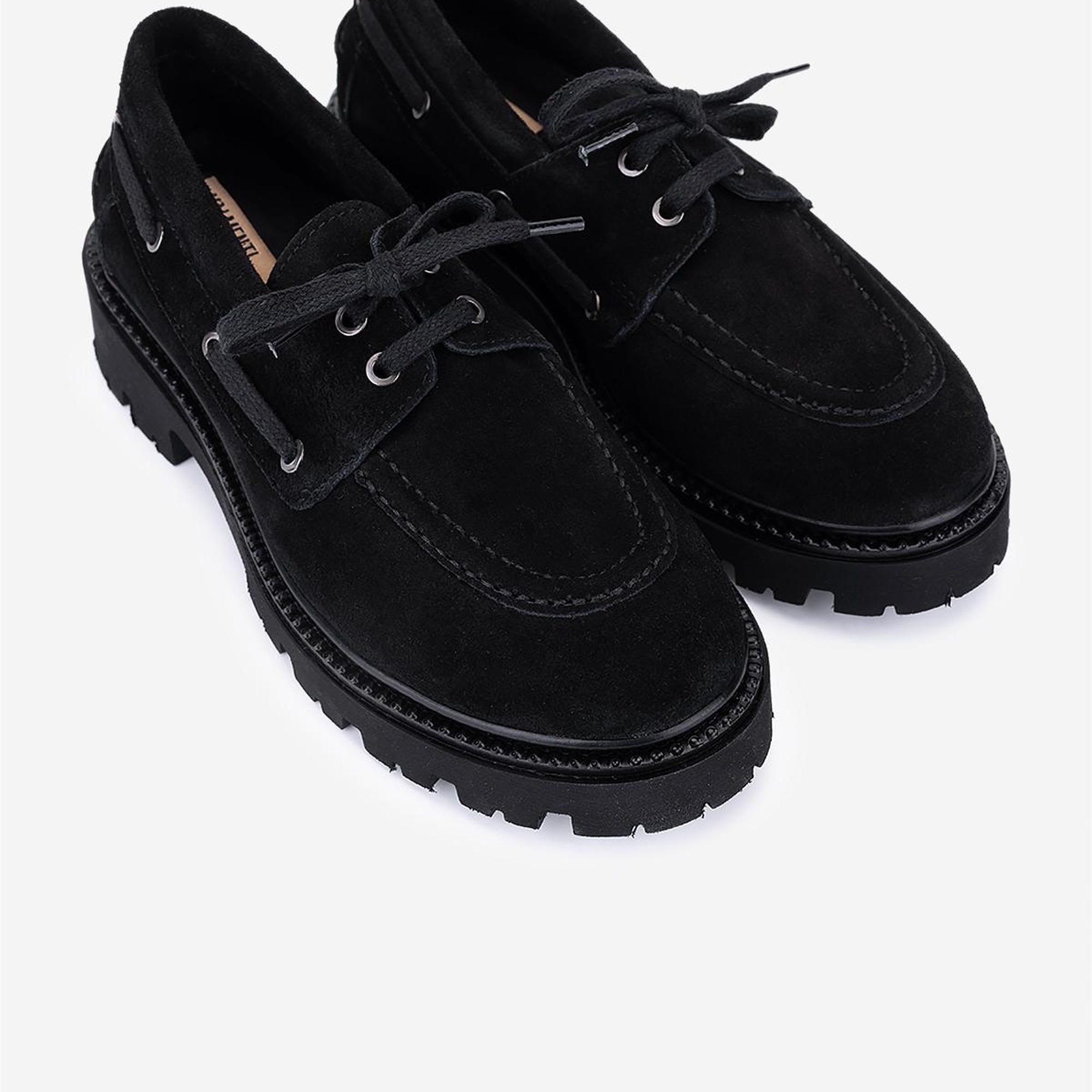 Valmenti Kadın Siyah Süet Casual Ayakkabı