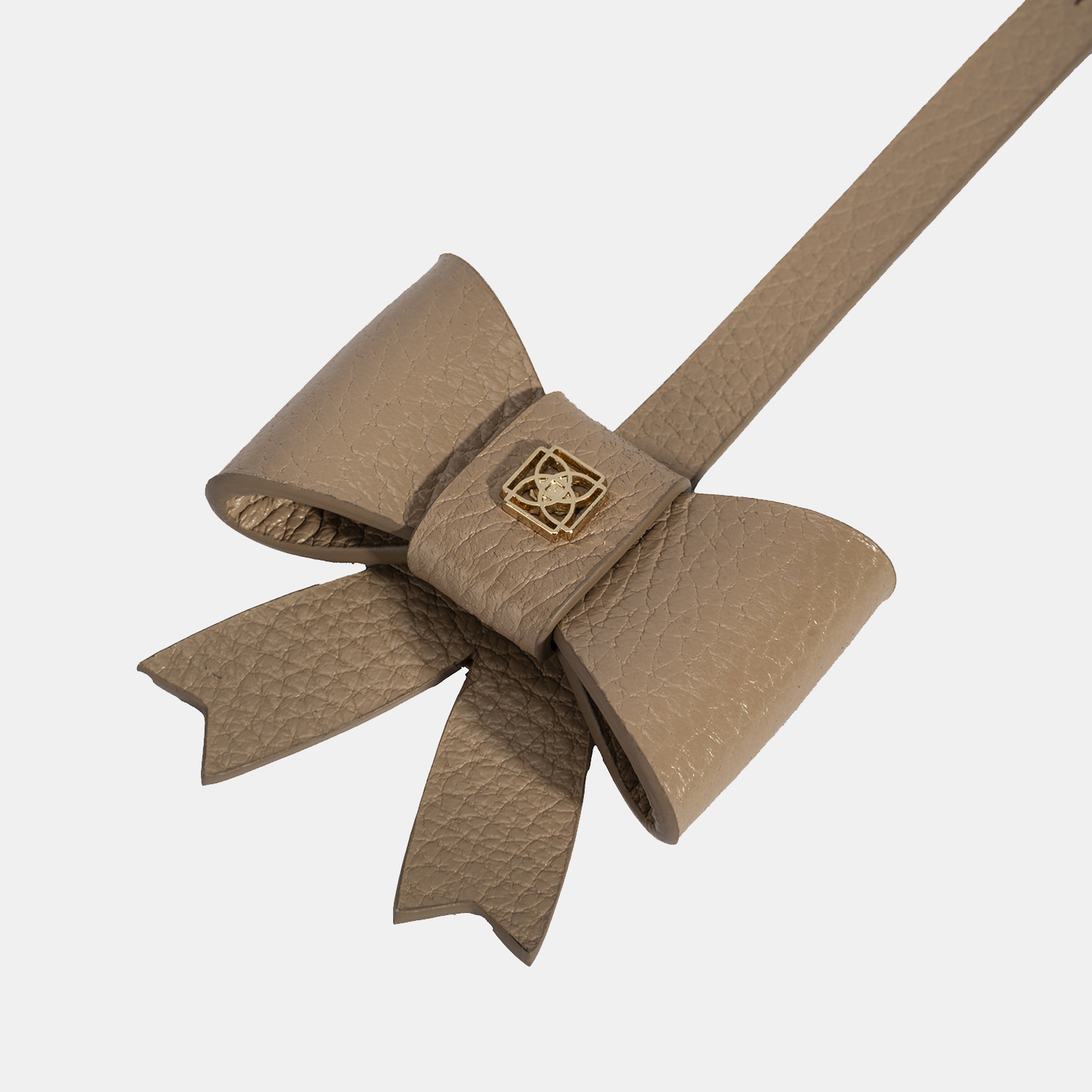 Vizon Fiyonk Figürlü Deri Charm